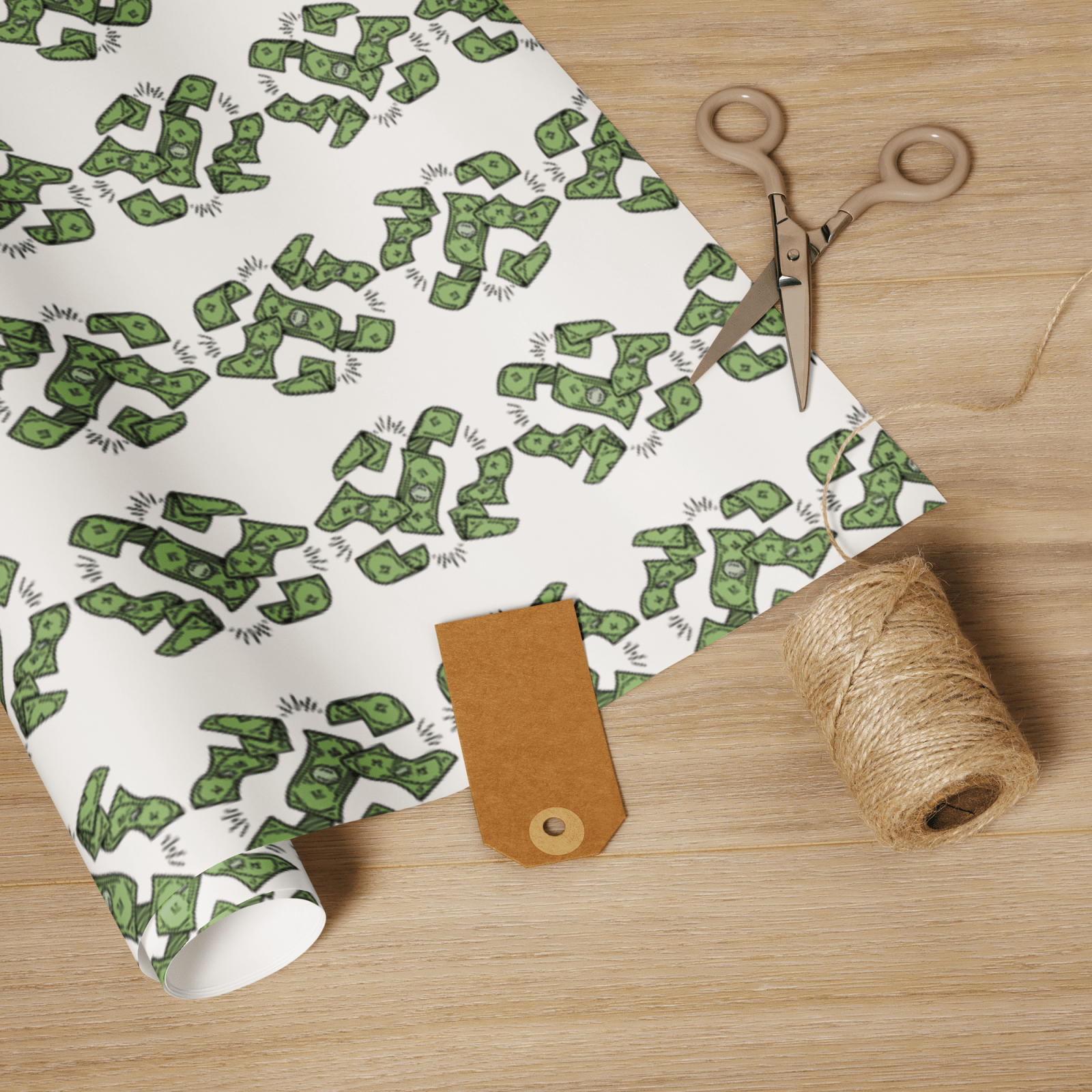 Money Gift Wrap Paper - BlooomiT