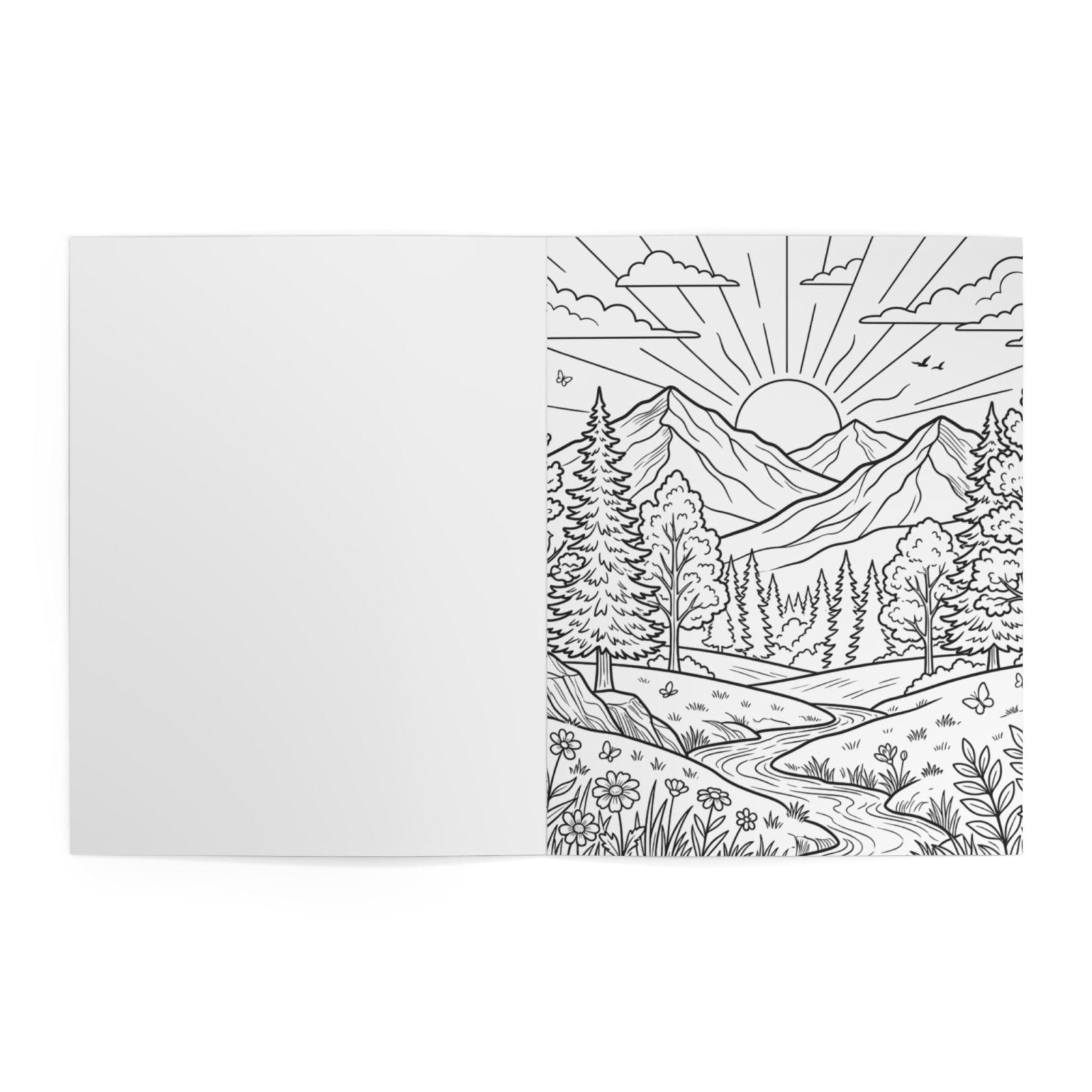 Nature’s Calm Coloring Book - BlooomiT