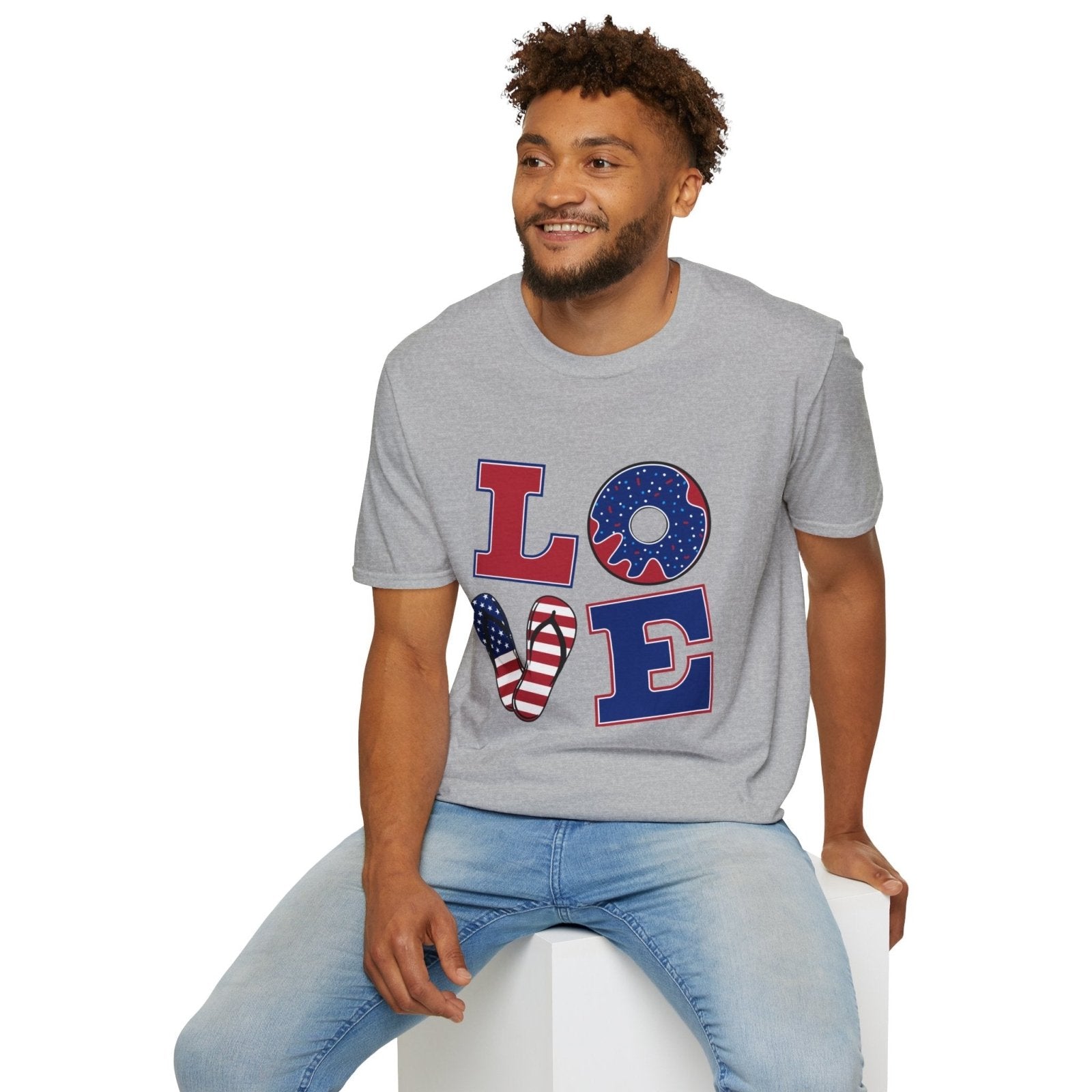 Patriot LOVE Print T-Shirt - BlooomiT