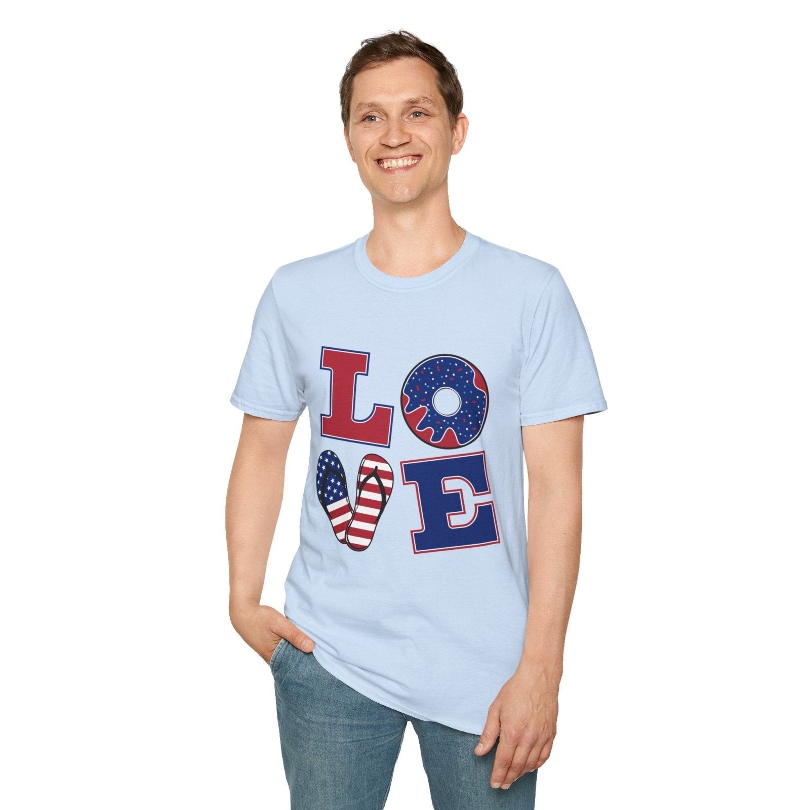 Patriot LOVE Print T-Shirt - BlooomiT