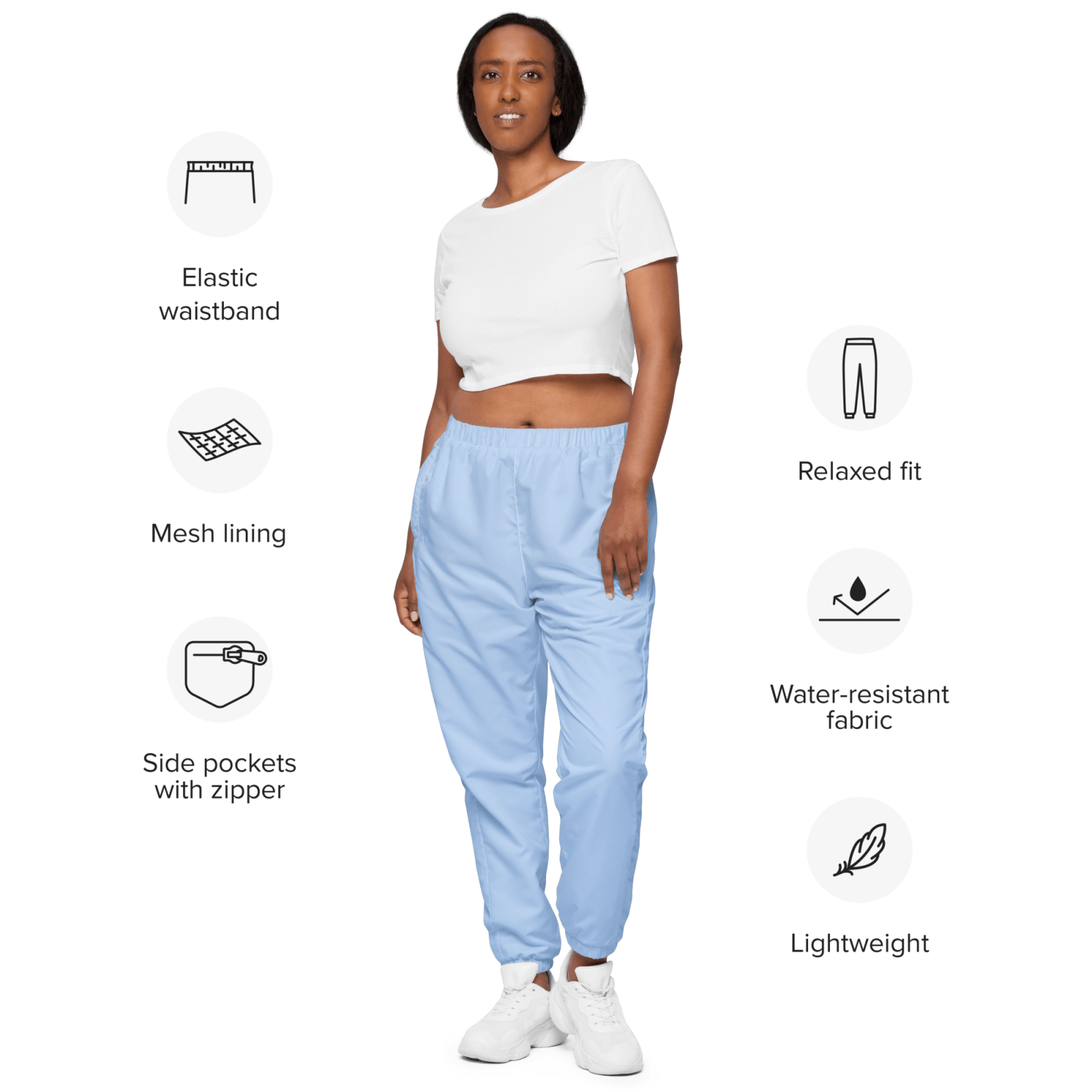 Track pants features